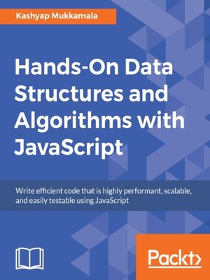 cover image of Hands-On Data Structures and Algorithms with JavaScript